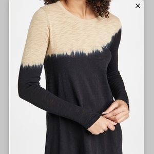 ATM Anthony Thomas Melillo Cotton Slub Jersey Dip Dye Dress